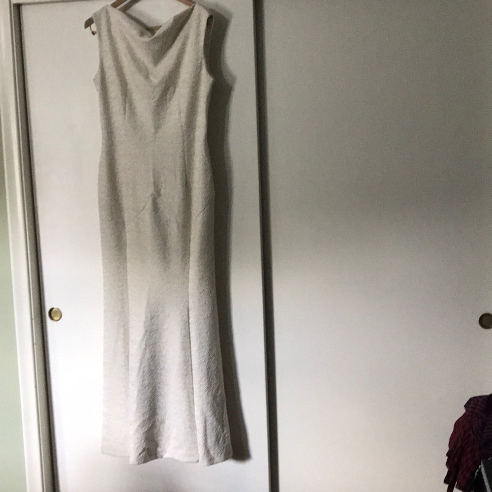 Cream Lace Mermaid Dress